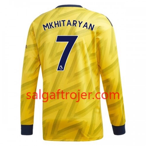 Arsenal Fodboldtrøjer Henrik Mkhitaryan 7 Udebanesæt 2019/20 Langærmet Arsenal Fodboldtrøjer Henrik Mkhitaryan 7 Udebanesæt 2019/20 Langærmet